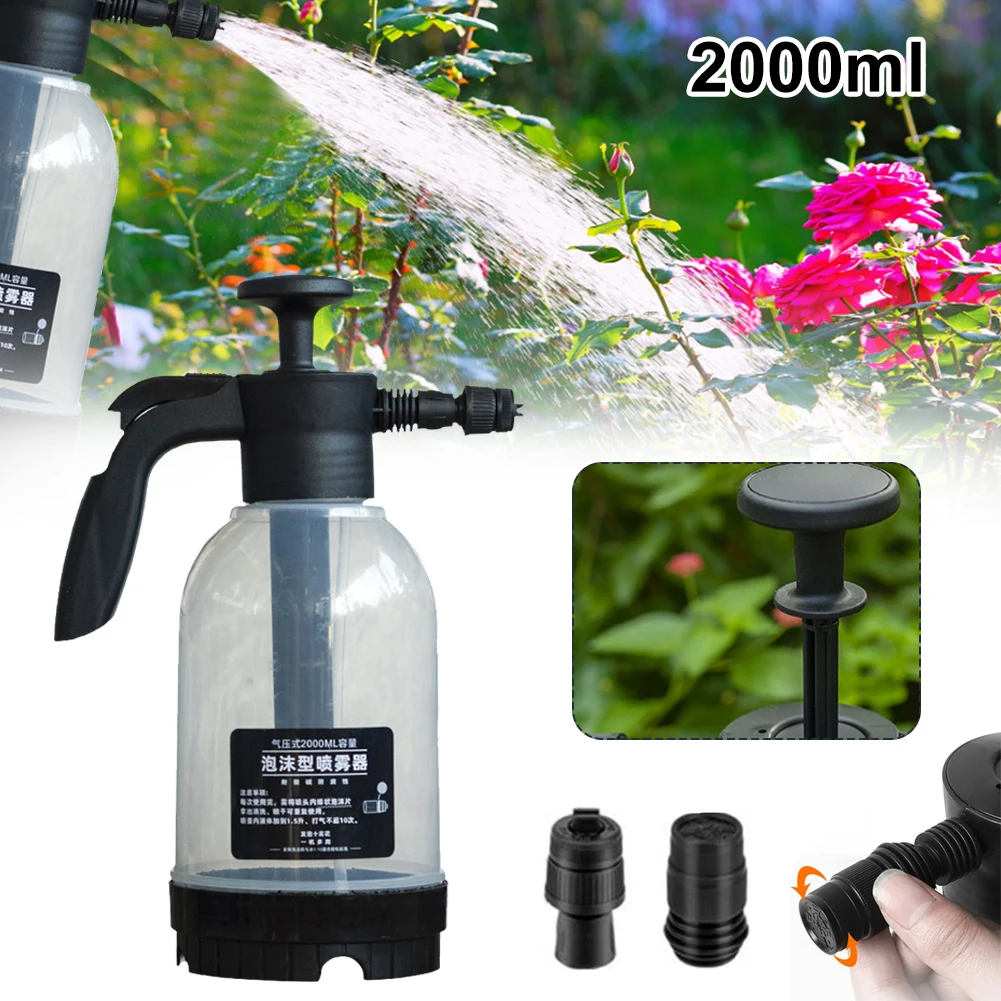 2L Hand Pump Foam Sprayer with 2 Types of Nozzle Hand Pneumatic Foam Cannon Snow Foam Car Wash Spray Bottle Car Window Cleaning
2L Hand Pump Foam Sprayer with 2 Types of Nozzle Hand Pneumatic Foam Cannon Snow Foam Car Wash Spray Bottle Car Window Cleaning