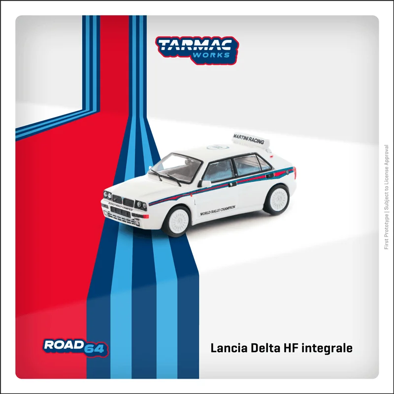 Tarmac Works 1:64 Lancia Delta HF integrale Martini Diecast Model Car
Tarmac Works 1:64 Lancia Delta HF integrale Martini Diecast Model Car
