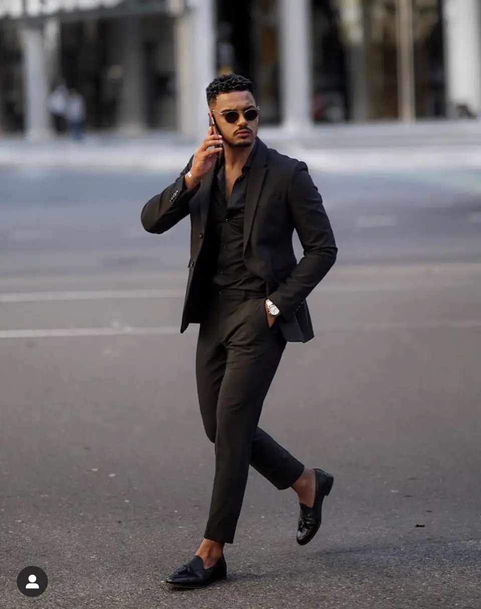 Classic Black Slim Fit Men Suits Wedding Tuxedos Costume Groom Business Party Prom Best Men Blazer Masculino Slim Fit 2 Pieces
Classic Black Slim Fit Men Suits Wedding Tuxedos Costume Groom Business Party Prom Best Men Blazer Masculino Slim Fit 2 Pieces