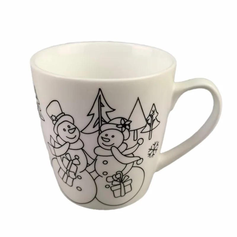 Ceramic Coloring Cup Christmas Writing Painting Graffiti Water Cup Medium Temperature Porcelain DIY Mug Ceramic Mug
Ceramic Coloring Cup Christmas Writing Painting Graffiti Water Cup Medium Temperature Porcelain DIY Mug Ceramic Mug