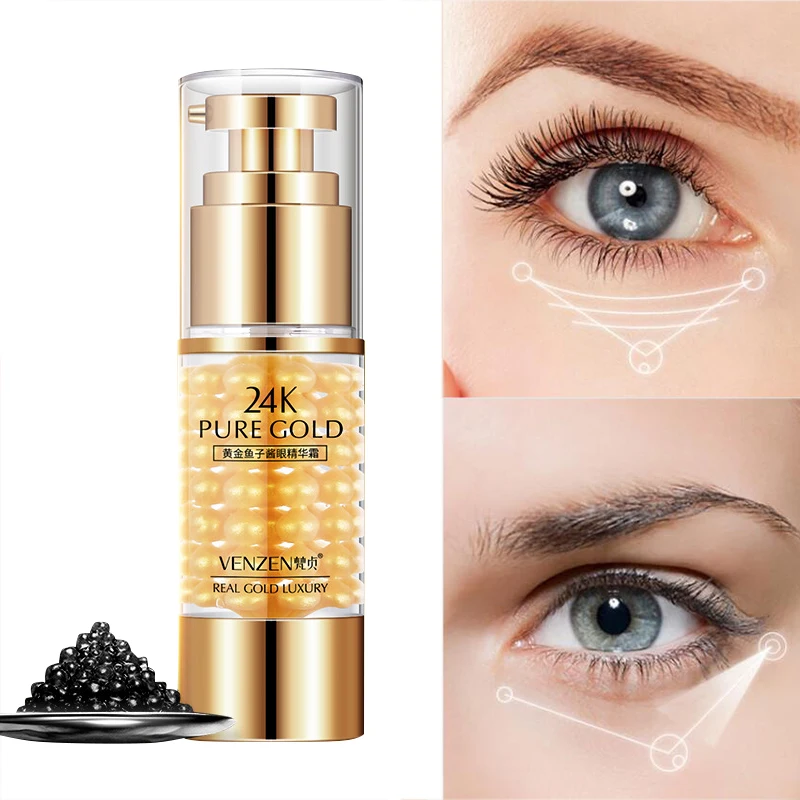 1pcs 35ml Caviar 24k Gold Eye Cream Moisturizing Eye Serum Eye Care Essential Oil Remove Dark Circles Lifting Firming Anti-Aging
1pcs 35ml Caviar 24k Gold Eye Cream Moisturizing Eye Serum Eye Care Essential Oil Remove Dark Circles Lifting Firming Anti-Aging