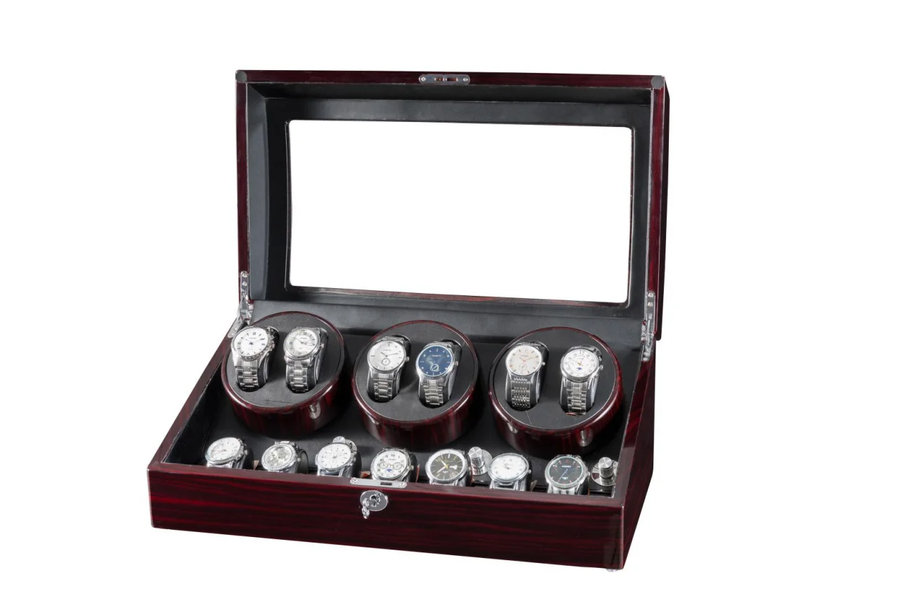 5 MODES 6+7 Watch Winder for Automatic Watches New Version Wooden Watch Accessories Box Watches Storage Collector
5 MODES 6+7 Watch Winder for Automatic Watches New Version Wooden Watch Accessories Box Watches Storage Collector