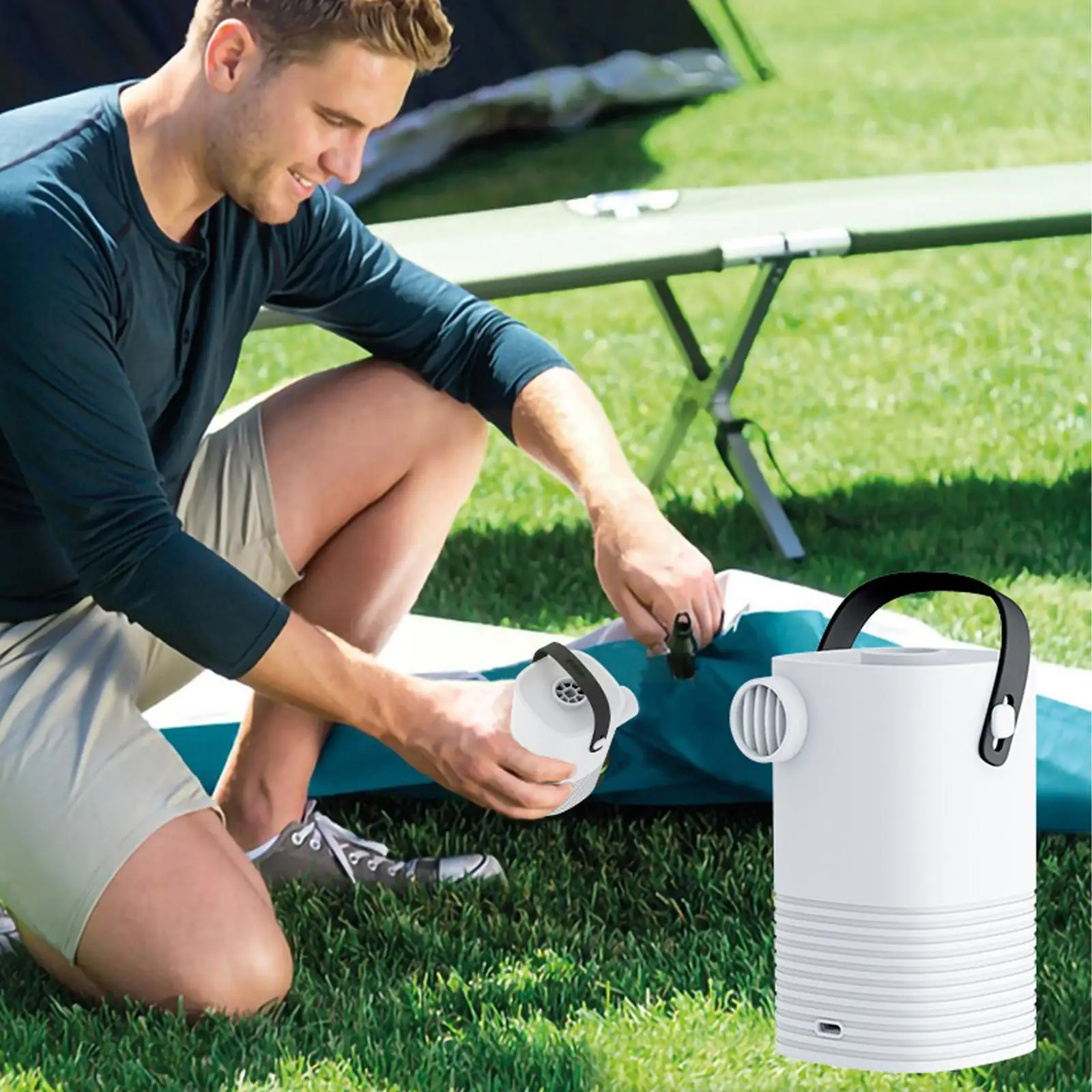 DC7.4V Electric Air Pump For Inflatables Quick Inflate/Deflate Air Mattress Pump With Camping Light Usb Charging 14000 Rpm R3H6
DC7.4V Electric Air Pump For Inflatables Quick Inflate/Deflate Air Mattress Pump With Camping Light Usb Charging 14000 Rpm R3H6