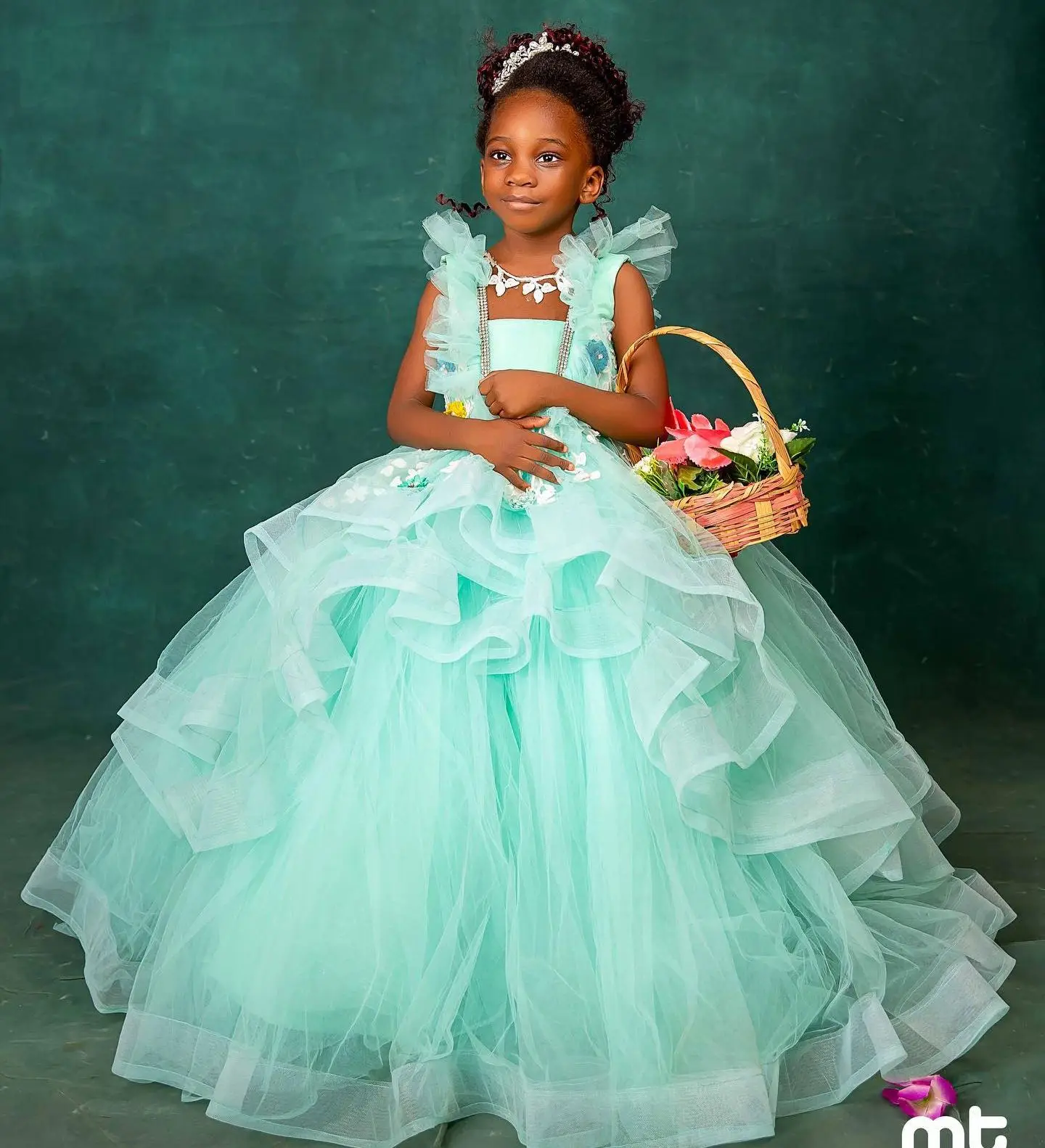 Mint Green Flower Girl Dresses For Wedding Beaded Lace Kids Party Girls Pageant Ruffles Birthday Gowns Photoshoot for Fotos
Mint Green Flower Girl Dresses For Wedding Beaded Lace Kids Party Girls Pageant Ruffles Birthday Gowns Photoshoot for Fotos