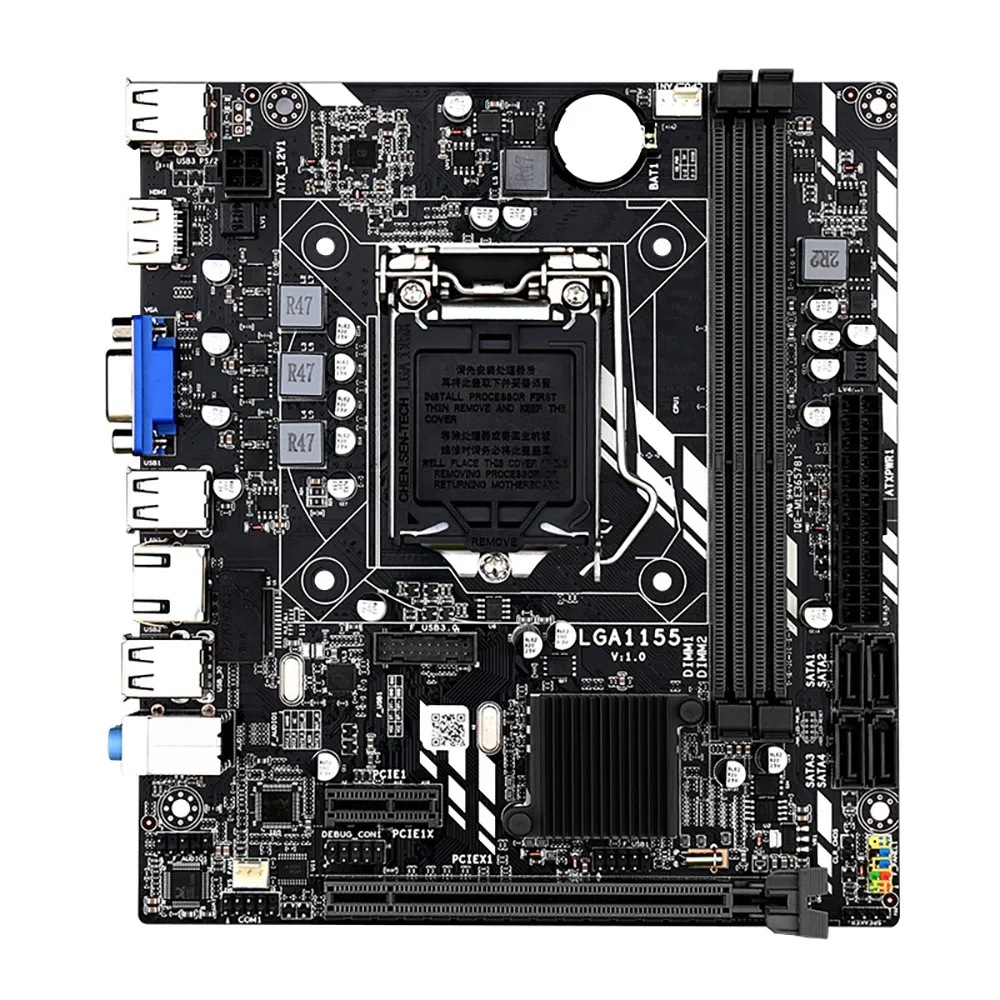 H61 Motherboard LGA 1155 Core I7/I5/I3 CPU 2XDDR3 16GB RAM PCI-E 8X SATA USB2.0 M-ATX Motherboard for Dungeon DNF Games
H61 Motherboard LGA 1155 Core I7/I5/I3 CPU 2XDDR3 16GB RAM PCI-E 8X SATA USB2.0 M-ATX Motherboard for Dungeon DNF Games