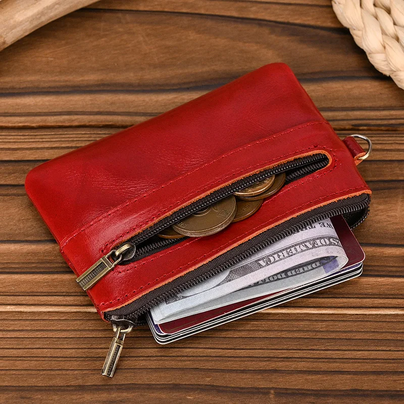 Retro Coin Purse for Women Genuine Leather Small Card Wallets Mini Wallets For coins earphone men women zipper change purse
Retro Coin Purse for Women Genuine Leather Small Card Wallets Mini Wallets For coins earphone men women zipper change purse