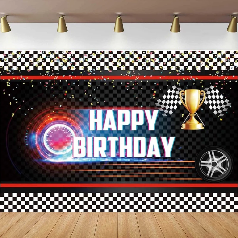 Photography Backdrop Speedometer Black White Chequered Flag Racing Birthday Party Decor Race Sport Competition Champion Poster
Photography Backdrop Speedometer Black White Chequered Flag Racing Birthday Party Decor Race Sport Competition Champion Poster