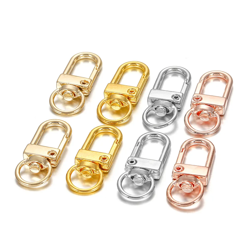 10pcs/lot Snap Lobster Clasp Hooks Gold Silver Plated DIY Jewelry Making Findings for Keychain Neckalce Bracelet Supplies
10pcs/lot Snap Lobster Clasp Hooks Gold Silver Plated DIY Jewelry Making Findings for Keychain Neckalce Bracelet Supplies