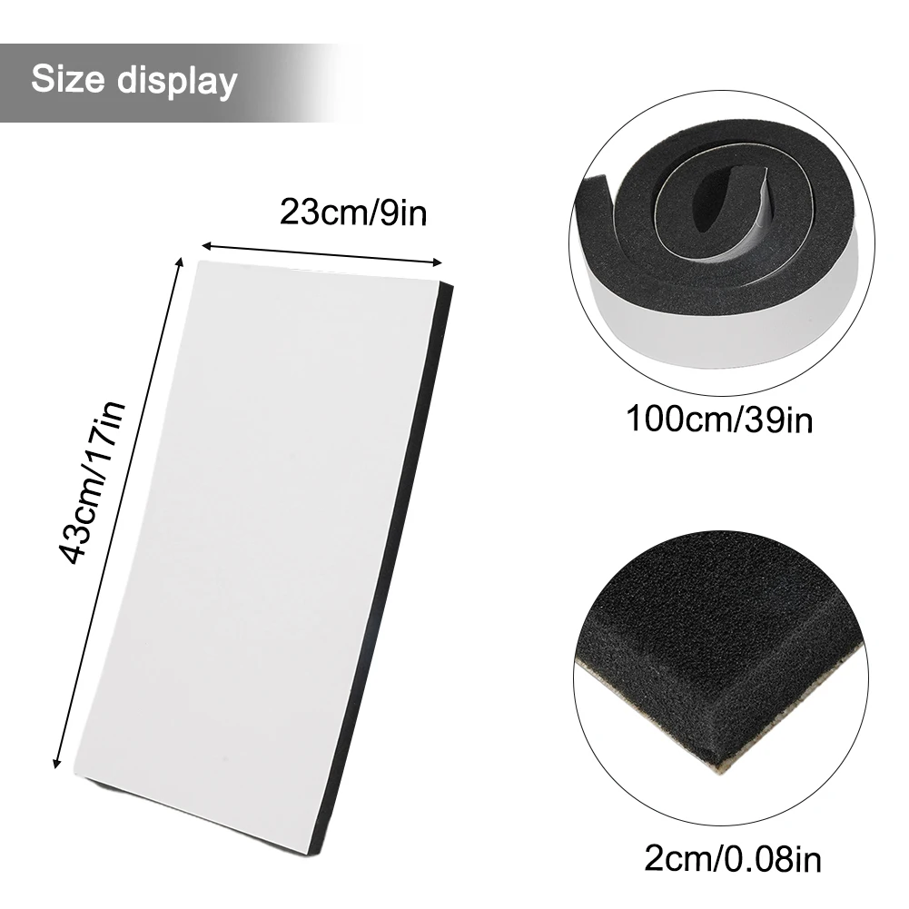 For Indoor Air Conditioners Heat Shield Insulation Panels 1 × Adhesive Tape 1 × Foam Seal Strip 2pcs Insulated Foam Panels
For Indoor Air Conditioners Heat Shield Insulation Panels 1 × Adhesive Tape 1 × Foam Seal Strip 2pcs Insulated Foam Panels