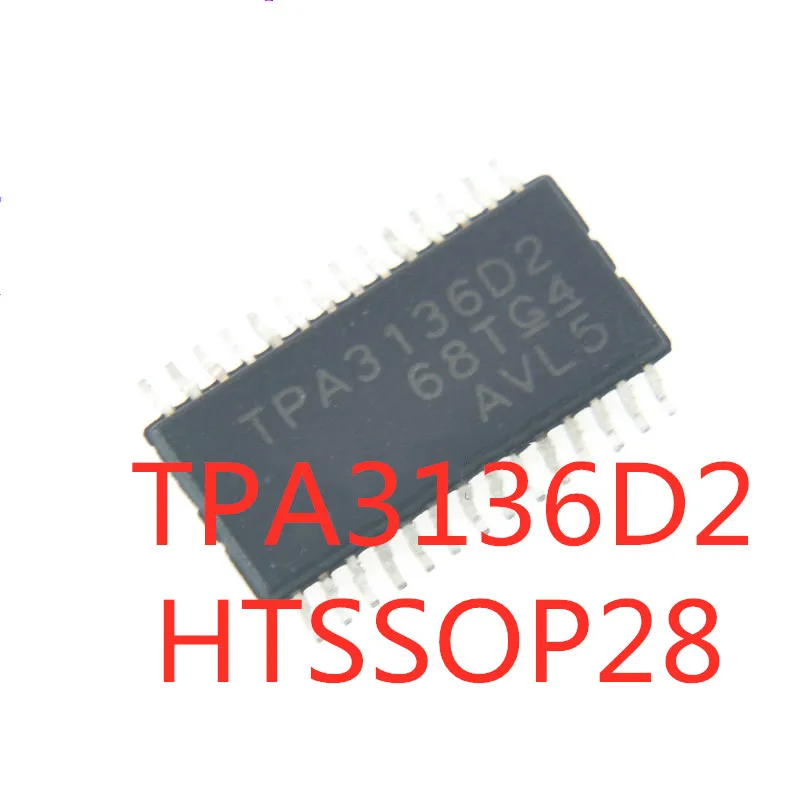 

2 шт./лот TPA3136 TPA3136D2 TPA3136D2PWPR HTSSOP-28 SMD, микросхема усилителя звука, новая Оригинальная интегральная схема