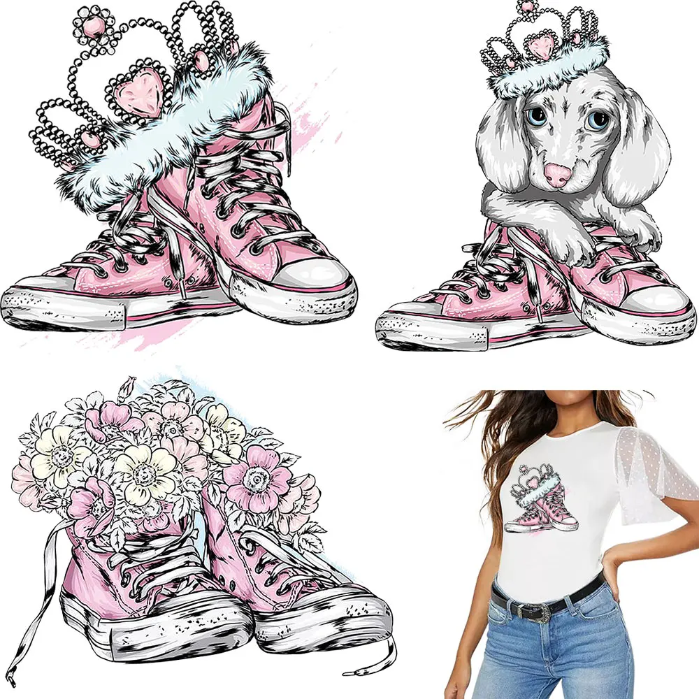 DIY T-Shirt Jacket Patch Stripe on Clothes Crown Shoes Iron on Patches Flower Heat Transfer Sitckers on Clothes Thermal Stickers
DIY T-Shirt Jacket Patch Stripe on Clothes Crown Shoes Iron on Patches Flower Heat Transfer Sitckers on Clothes Thermal Stickers