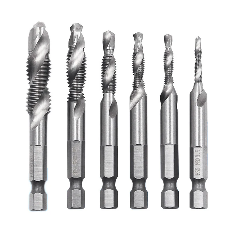 Сверло с титановым покрытием и шестигранным хвостовиком, искусственная резьба, резьба, соединение для винтов M3, M4, M5, M6, M8, M10, ручные инструме... 
Сверло с титановым покрытием и шестигранным хвостовиком, искусственная резьба, резьба, соединение для винтов M3, M4, M5, M6, M8, M10, ручные инструме...