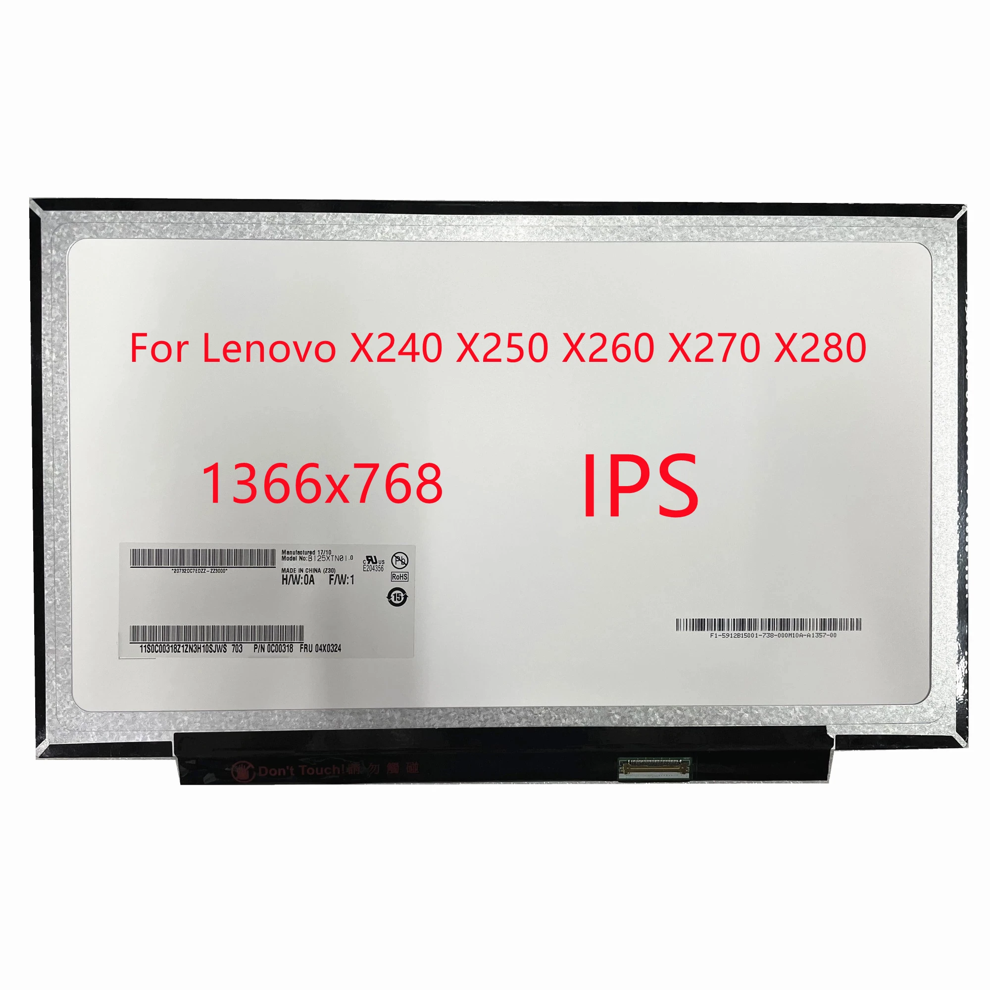 

For Lenovo ThinkPad x240 X260 X270 X280 X230S 20AG 20A3 20AH X240 20AL 20AM X240s 20AJ 20AK X250 IPS LCD screen display matrix