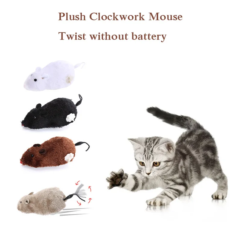 Pet Toy Clockwork Plush Mouse Spring Power Plush Mouse Toy multi color Cat Dog Playing Toy Mechanical Motion Rat Pet Accessories
Pet Toy Clockwork Plush Mouse Spring Power Plush Mouse Toy multi color Cat Dog Playing Toy Mechanical Motion Rat Pet Accessories