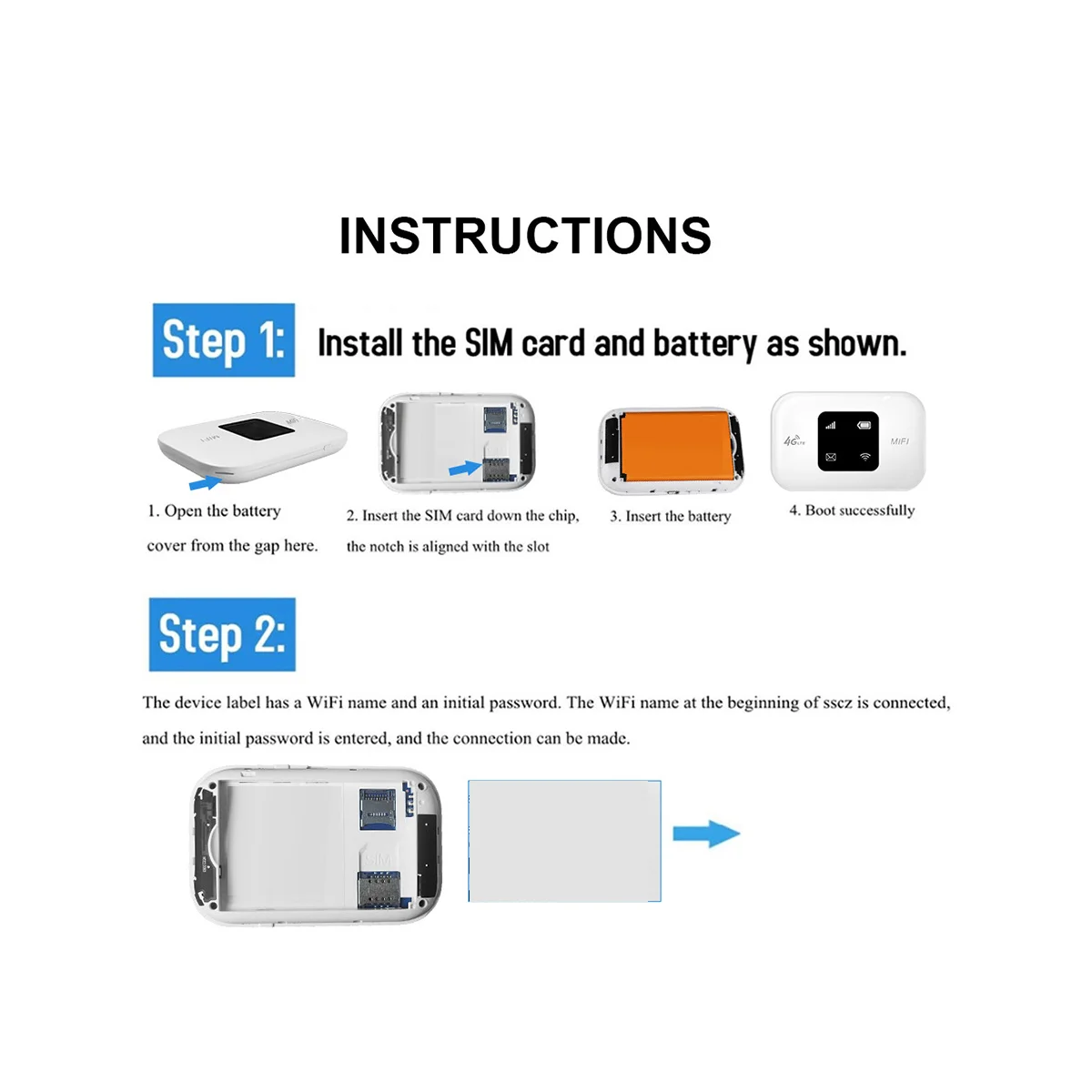 4G MiFi Pocket WiFi Router 150Mbps 2.4G WiFi Car Mobile Wifi Wireless Hotspot with Sim Card Slot 3000 MAh Portable MiFi
4G MiFi Pocket WiFi Router 150Mbps 2.4G WiFi Car Mobile Wifi Wireless Hotspot with Sim Card Slot 3000 MAh Portable MiFi