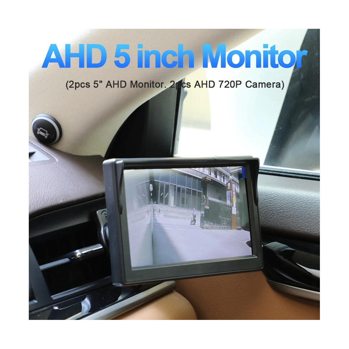 Автомобильный AHD 5-дюймовый цифровой боковой монитор, зеркальная система с 2 камерами 720P HD ночного видения, боковой вид, черный + белый
Автомобильный AHD 5-дюймовый цифровой боковой монитор, зеркальная система с 2 камерами 720P HD ночного видения, боковой вид, черный + белый