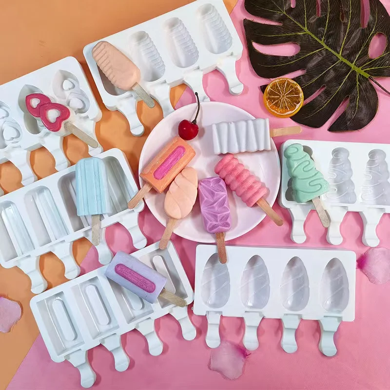 Ice Cream Silicone Molds For Cake Popsicle Cake sicles Chocolate Pastry And Bakery Kitchen Tools Accessories Ice mould
Ice Cream Silicone Molds For Cake Popsicle Cake sicles Chocolate Pastry And Bakery Kitchen Tools Accessories Ice mould