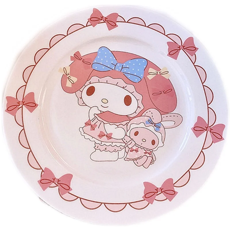 Кавайная мультяшная керамическая тарелка Sanrios My Melody Бытовая тарелка для салата красивая керамическая посуда аниме милый торт снэки тарелка...
Кавайная мультяшная керамическая тарелка Sanrios My Melody Бытовая тарелка для салата красивая керамическая посуда аниме милый торт снэки тарелка...