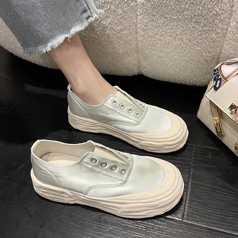 Riband Shallow Mouth Women's Shoes Platform Round Toe Slip-on Casual Female Sneakers All-Match Clogs Comfortable Summer Slip On
Riband Shallow Mouth Women's Shoes Platform Round Toe Slip-on Casual Female Sneakers All-Match Clogs Comfortable Summer Slip On