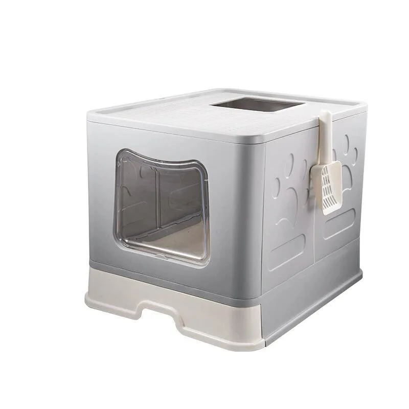 Free ship Fully enclosed drawer top entry anti-splash large oversized deodorant deodorant cat litter box cat toilet cat supplies
Free ship Fully enclosed drawer top entry anti-splash large oversized deodorant deodorant cat litter box cat toilet cat supplies