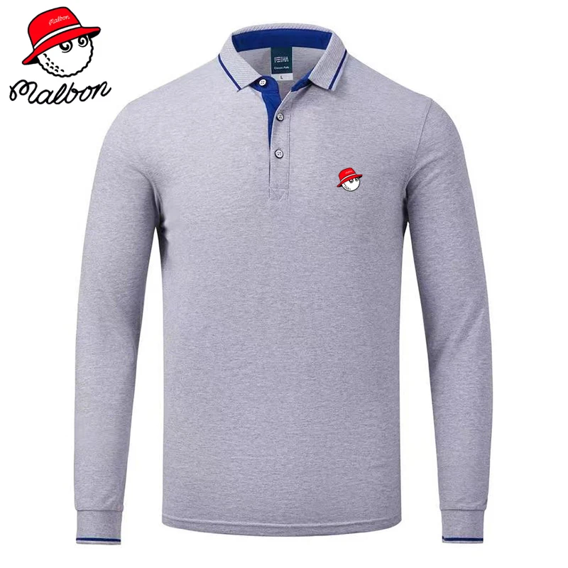 Malbon Golf Men's Spring Autumn Golf Long Sleeve Polo Shirt Lapel Neck Fisherman Hat Fashion Solid Color Top
Malbon Golf Men's Spring Autumn Golf Long Sleeve Polo Shirt Lapel Neck Fisherman Hat Fashion Solid Color Top