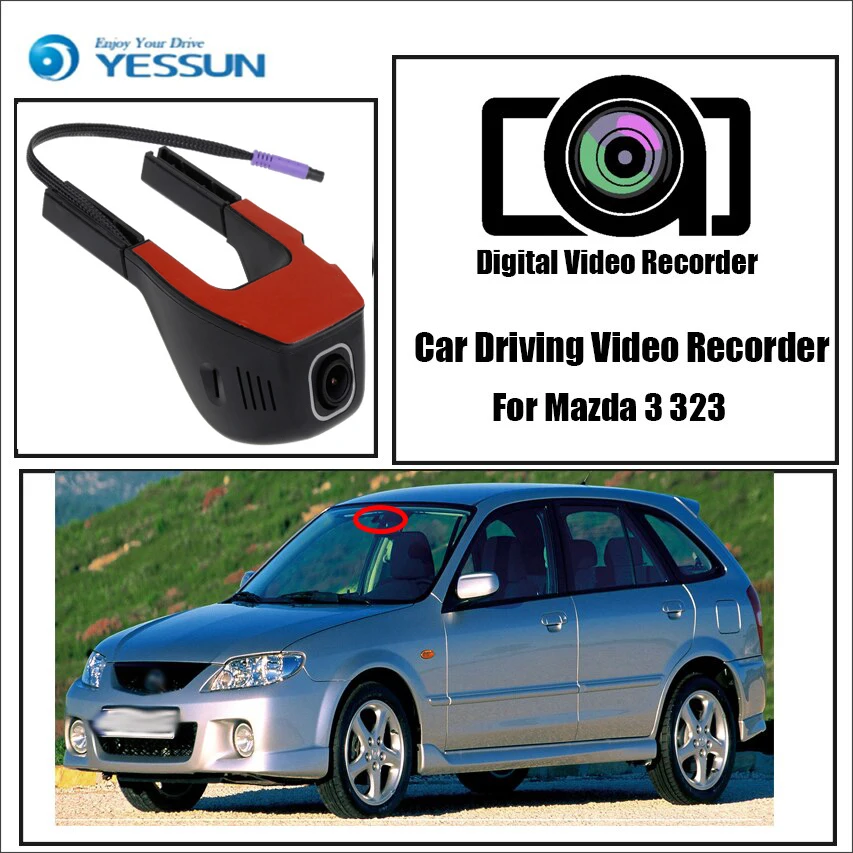 YESSUN for Mazda 3 323 Car Driving Video Recorder DVR Mini Control APP Wifi Camera Registrator Dash Cam Original Style
YESSUN for Mazda 3 323 Car Driving Video Recorder DVR Mini Control APP Wifi Camera Registrator Dash Cam Original Style
