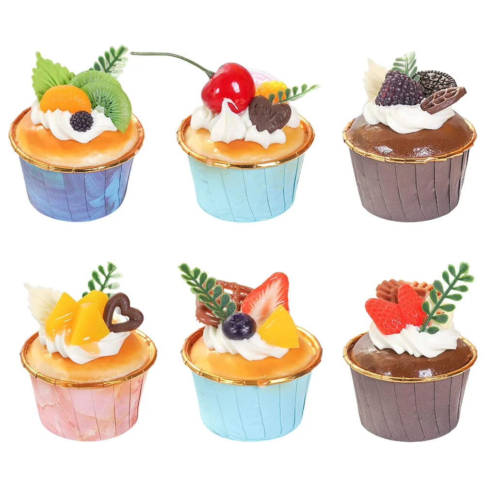6 Pcs Statuette Mini Cake Home Ornament Decors Tabletop Models Photo Props Plastic
6 Pcs Statuette Mini Cake Home Ornament Decors Tabletop Models Photo Props Plastic
