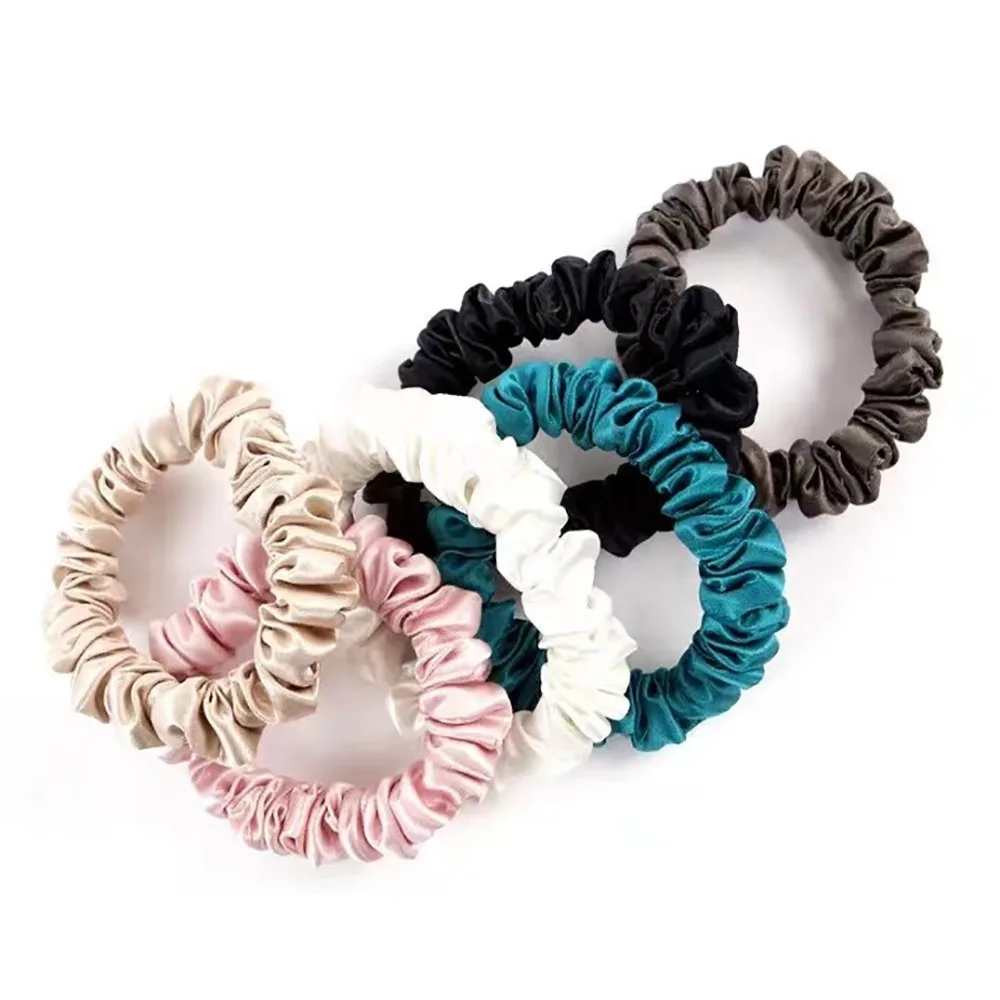 Elastic Women Girl Satin Gloss Ponytail Holder Hair Bands Mulberry Silk Hair Rope Flower Hair Ring Hair Scrunchie
Elastic Women Girl Satin Gloss Ponytail Holder Hair Bands Mulberry Silk Hair Rope Flower Hair Ring Hair Scrunchie