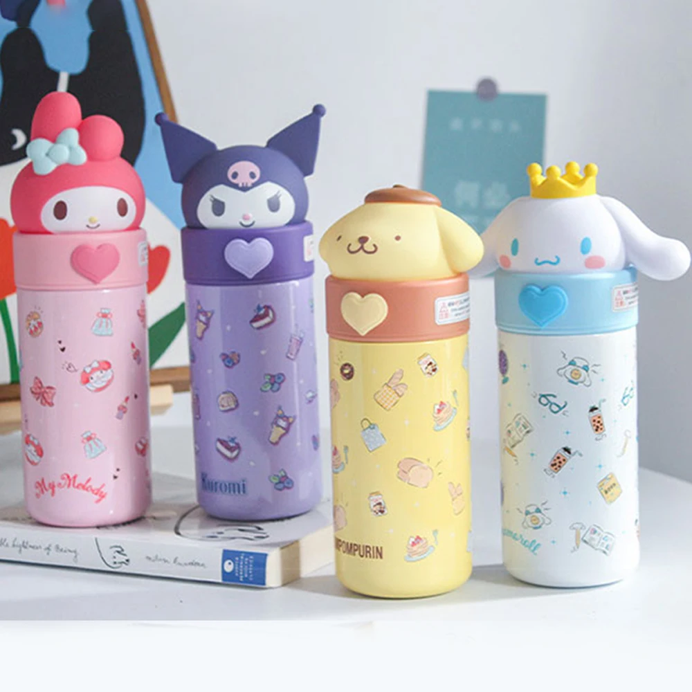 Sanrio 316 Stainless Steel Insulated Cup Portable Kettle Cartoon Student Kawaii Cinnamoroll Melody Kuromi Christmas Toy Gift
Sanrio 316 Stainless Steel Insulated Cup Portable Kettle Cartoon Student Kawaii Cinnamoroll Melody Kuromi Christmas Toy Gift