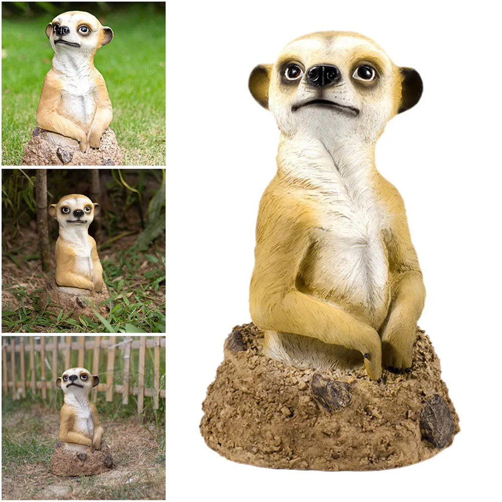 Resin Crafts Wildlife Meerkat Statues Mongoose Sculpture Outdoor Garden Decoration Adorable Figurine Spring Decor Ornaments
Resin Crafts Wildlife Meerkat Statues Mongoose Sculpture Outdoor Garden Decoration Adorable Figurine Spring Decor Ornaments