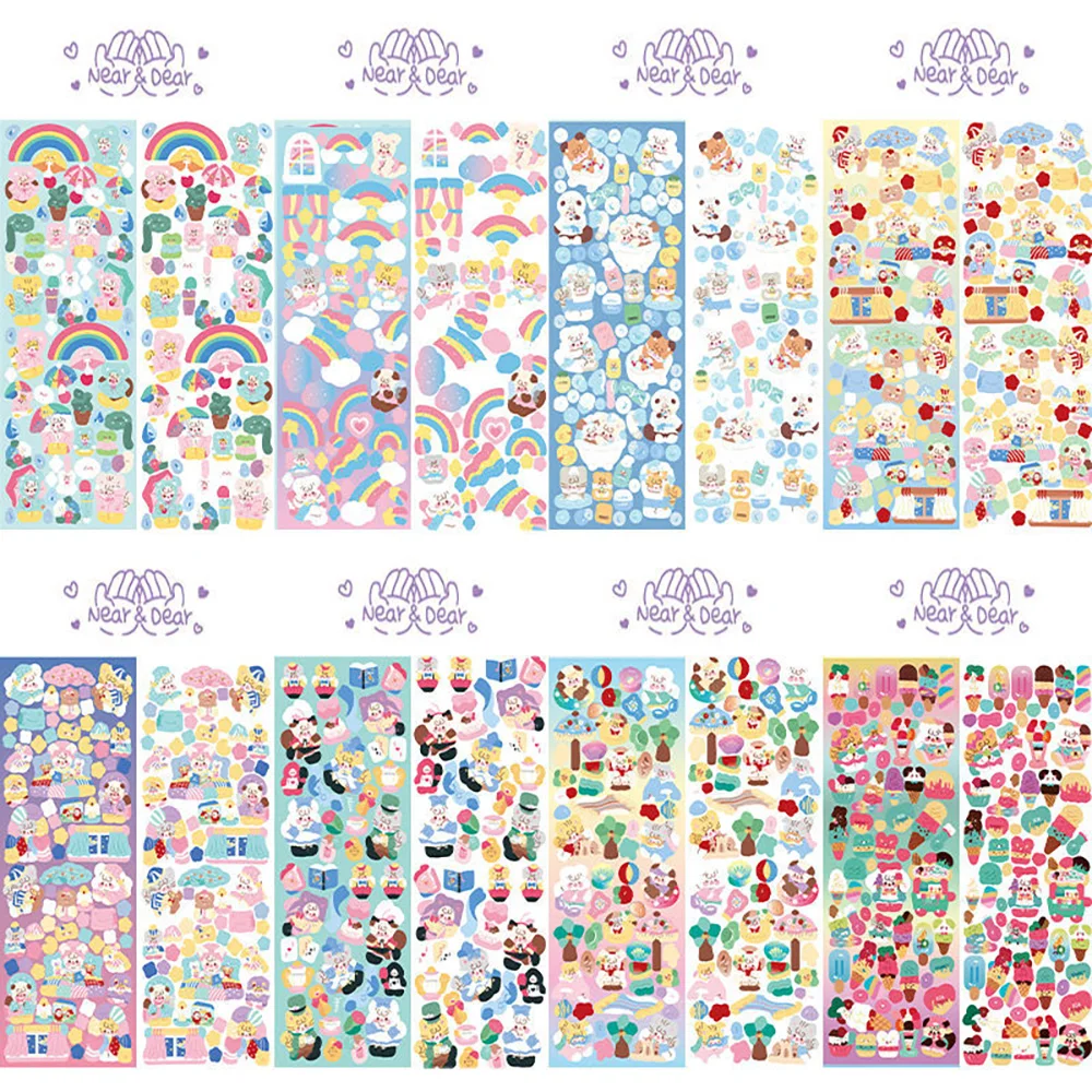 1Pcs/set Cute Korean Guka Hand Account Sticker Cartoon Kitten Waterproof Sticker Diy Diary Stationery Photo Album Kid Toy Gift
1Pcs/set Cute Korean Guka Hand Account Sticker Cartoon Kitten Waterproof Sticker Diy Diary Stationery Photo Album Kid Toy Gift