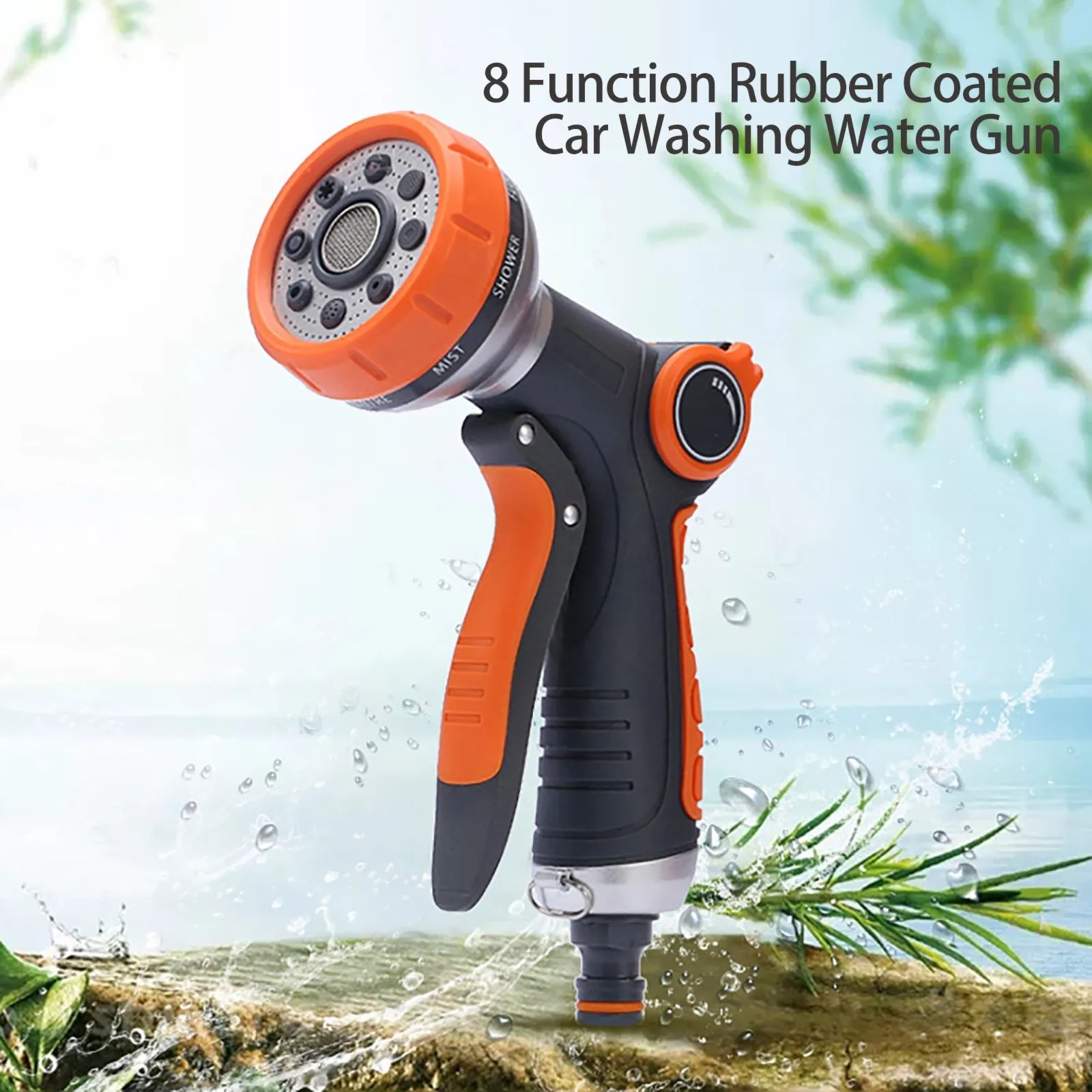 Шланг садовый с распылителем, регулировка громкости воды, с насадками 8
Шланг садовый с распылителем, регулировка громкости воды, с насадками 8