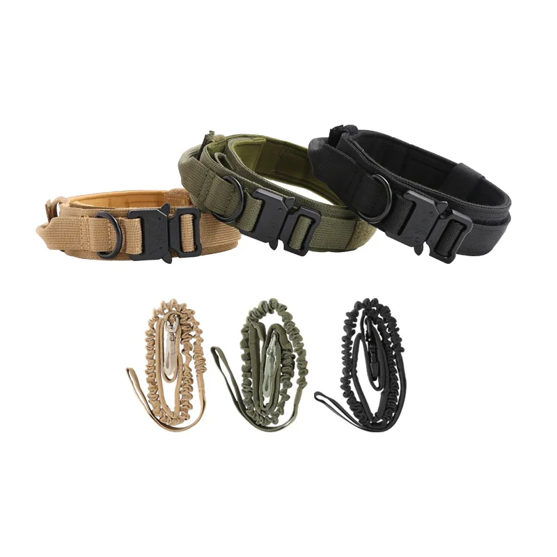 Pet Accessories Set Large Dog Traction Rope Neck Collar Training Tactical Dog Accessories Suitable for Military Dog Accessories
Pet Accessories Set Large Dog Traction Rope Neck Collar Training Tactical Dog Accessories Suitable for Military Dog Accessories