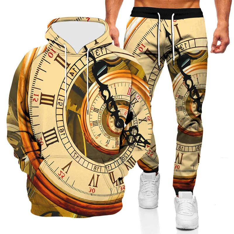 3D Printed Men's Sweatshirt Hoodies Set Men's Tracksuit Pullover Jacket Pants Long Sleeve Sportswear Autumn Clothing Male Suit
3D Printed Men's Sweatshirt Hoodies Set Men's Tracksuit Pullover Jacket Pants Long Sleeve Sportswear Autumn Clothing Male Suit
