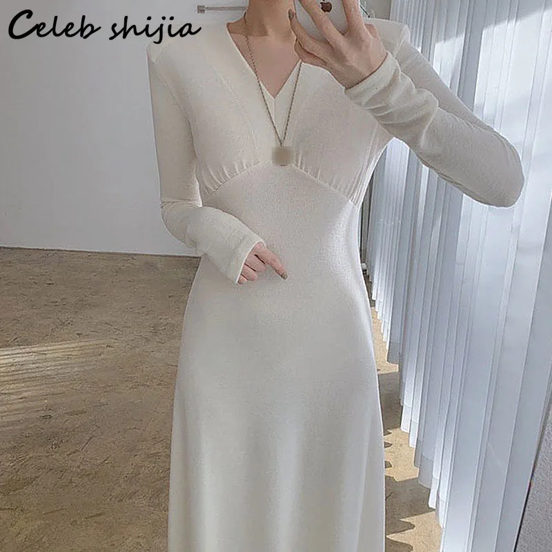 White Chic Spring Dress Women V-neck Long Sleeve High Waisted Elegant Bodycon Dress Female Vintage Dresses for Women Party
White Chic Spring Dress Women V-neck Long Sleeve High Waisted Elegant Bodycon Dress Female Vintage Dresses for Women Party