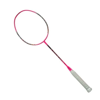 Fonoun Match Practice Carbon Badminton Racket Ultra Light 84g with 1 Line Overgrip Bag Durability FNH567