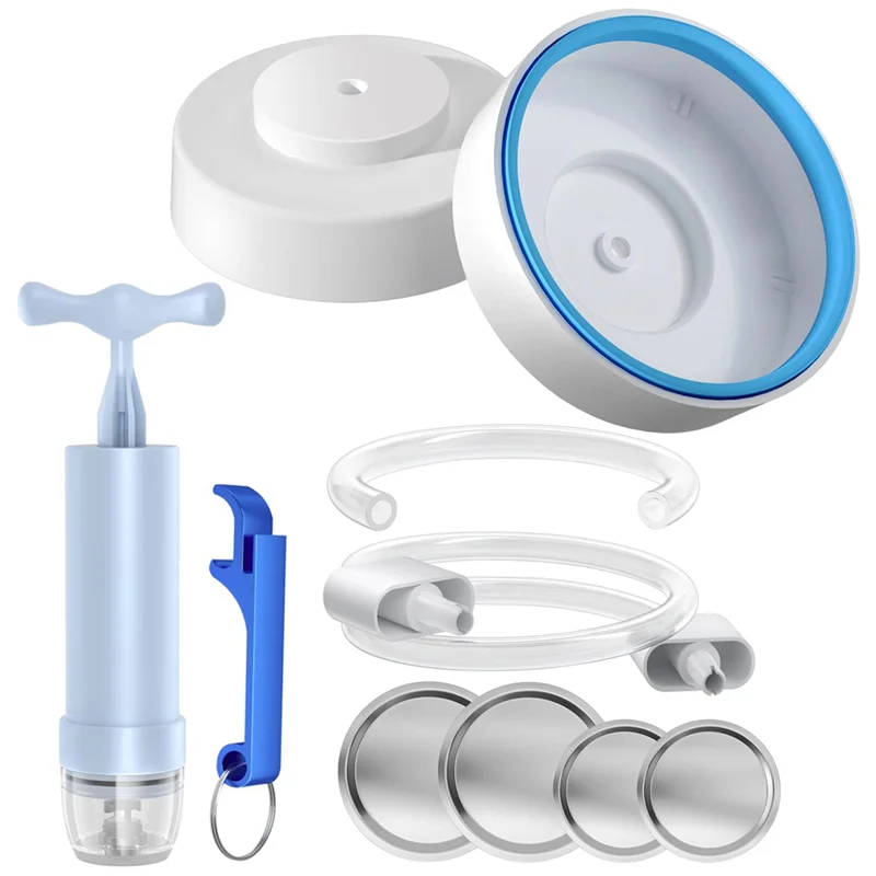 Food Preservation Vacuum Sealing Machine with Hose and Portable Manual Vacuum Pump is Suitable for Mason Cans
Food Preservation Vacuum Sealing Machine with Hose and Portable Manual Vacuum Pump is Suitable for Mason Cans