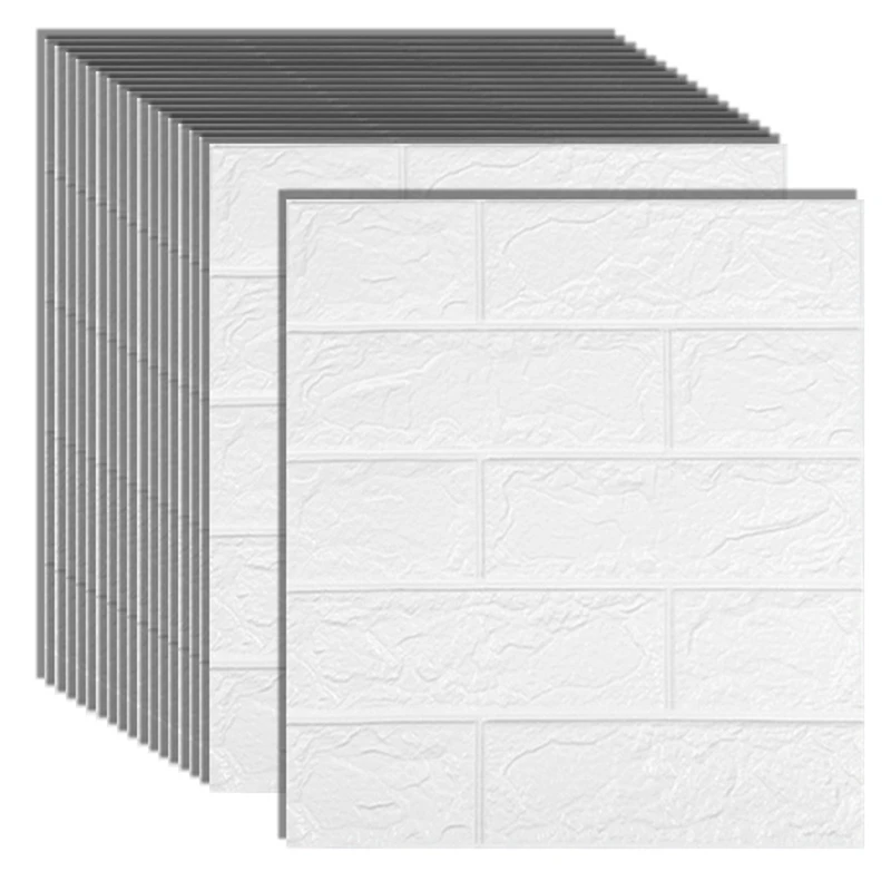 15Pcs Self-Adhesive 3D Brick Sticker DIY Waterproof Foam Wallpaper Room Kitchen Roof Ceiling Background Wall Decals
15Pcs Self-Adhesive 3D Brick Sticker DIY Waterproof Foam Wallpaper Room Kitchen Roof Ceiling Background Wall Decals