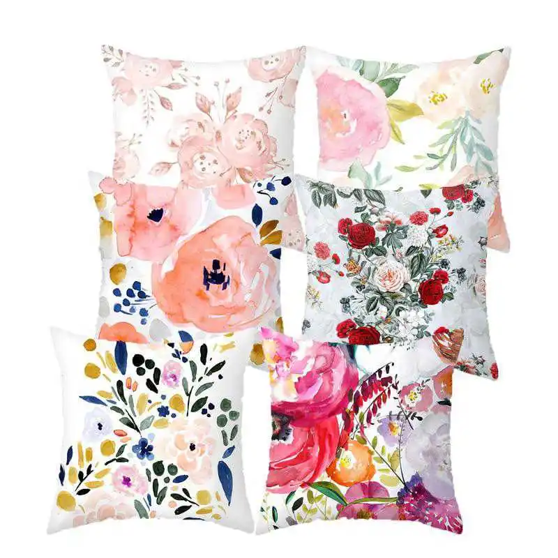 45*45cm Home Decor Pillowcase Flower Pattern Cushion Polyester Pillowcase For Bedroom Living Room Sofa
45*45cm Home Decor Pillowcase Flower Pattern Cushion Polyester Pillowcase For Bedroom Living Room Sofa