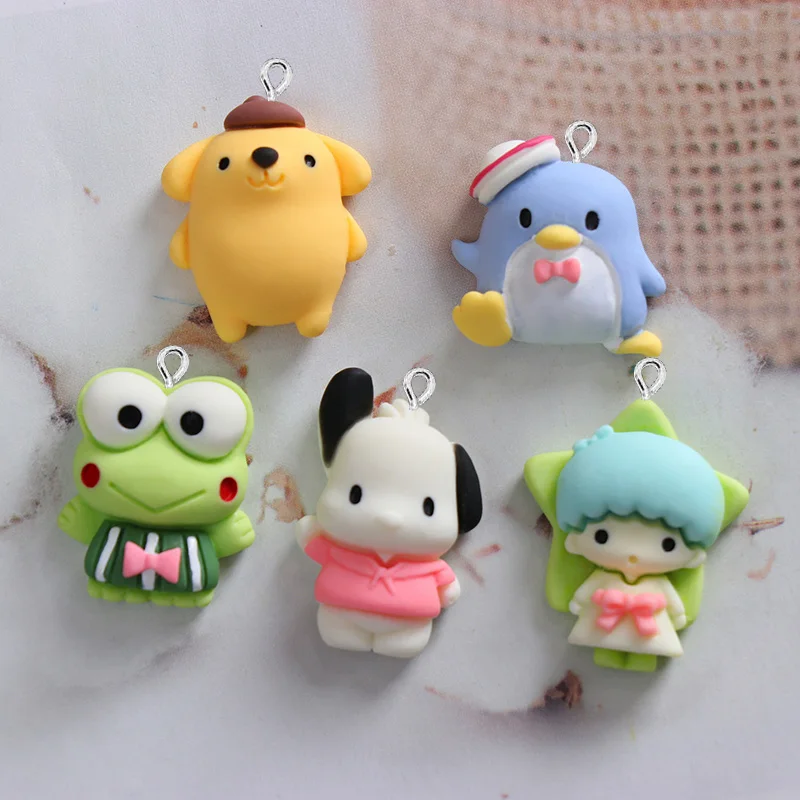 10Pcs/lot Cartoon Animals Frog Dog Resin Charms for Earrings Necklace Bracelet DIY Handmade Pendant Jewelry Making Accessories
10Pcs/lot Cartoon Animals Frog Dog Resin Charms for Earrings Necklace Bracelet DIY Handmade Pendant Jewelry Making Accessories