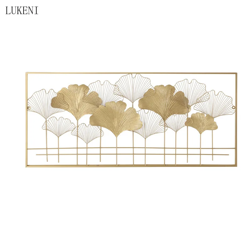 New Chinese Style Seaside Ginkgo Leaf Pendant Living Room Study Background Wall Hanging Golden Wrought Iron Wall Decoration
New Chinese Style Seaside Ginkgo Leaf Pendant Living Room Study Background Wall Hanging Golden Wrought Iron Wall Decoration