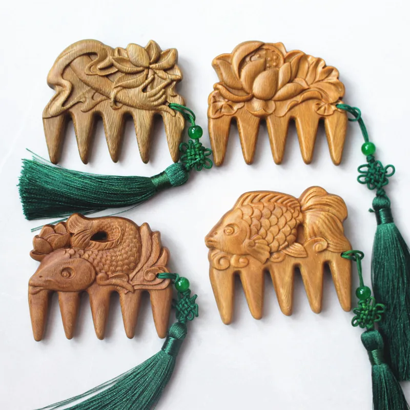 6CM Head Meridian Massage Comb Green Sandalwood Carved Five Wide Tooth Comb Acupuncture Therapy Blood Circulation Anti-Static
6CM Head Meridian Massage Comb Green Sandalwood Carved Five Wide Tooth Comb Acupuncture Therapy Blood Circulation Anti-Static