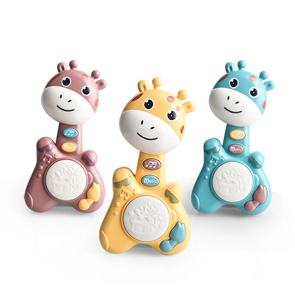 Baby Rattles Mobiles Hand Drum Training Grasping Ability Rattles Funny Animal Deer Musical Rhythm For Children Gift
Baby Rattles Mobiles Hand Drum Training Grasping Ability Rattles Funny Animal Deer Musical Rhythm For Children Gift