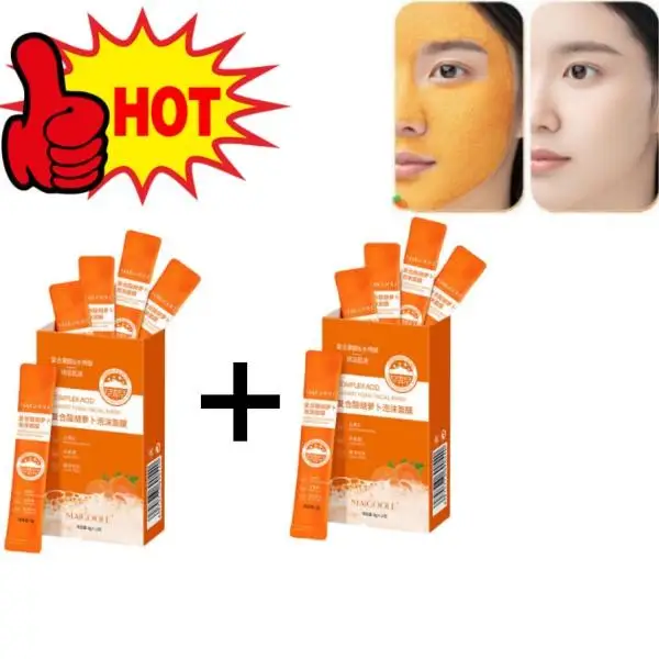Carrot Cleansing Bubble Mask Moisturizing Brightening Deep Cleansing Blackheads Shrinking Pores Effective Oil Control Smear Mask
Carrot Cleansing Bubble Mask Moisturizing Brightening Deep Cleansing Blackheads Shrinking Pores Effective Oil Control Smear Mask