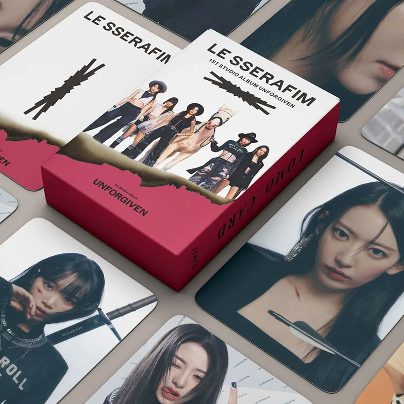 55Pcs/Set Kpop Photocards LE SSERAFIM Cute Lomo Cards Album Print HD Lomo Card SEASON Double Side Fans Gift Photocards
55Pcs/Set Kpop Photocards LE SSERAFIM Cute Lomo Cards Album Print HD Lomo Card SEASON Double Side Fans Gift Photocards