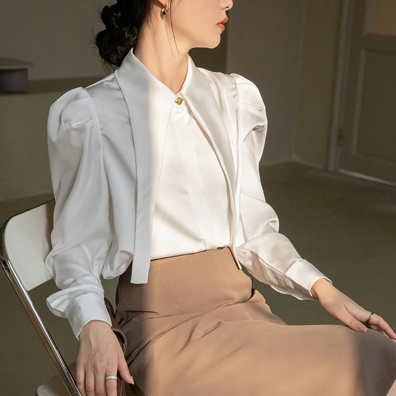 Autumn Casual Loose Long Sleeve White Shirt Fashion Women Clothes Korean Blouse Women Office Lady Tops Elegant Blusas 29519
Autumn Casual Loose Long Sleeve White Shirt Fashion Women Clothes Korean Blouse Women Office Lady Tops Elegant Blusas 29519