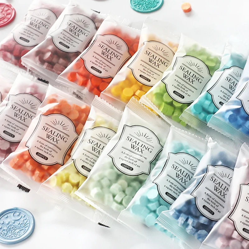 Colorful Wax Particles Practical Sealing Wax Handcraft Vintage Stamp Seal Wax For DIY Scrapbooking Wedding Envelope Decoration
Colorful Wax Particles Practical Sealing Wax Handcraft Vintage Stamp Seal Wax For DIY Scrapbooking Wedding Envelope Decoration