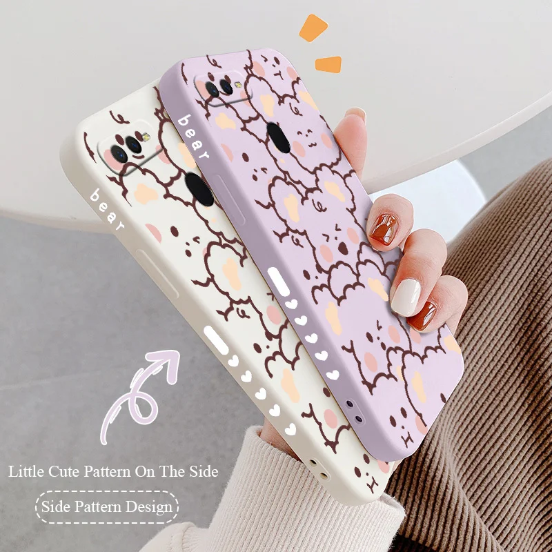 Winking Bear Phone Case For OPPO A9 A5 A7 A5S A3S A12 A15 A15S A16 A54 A74 A31 A33 A53 2020 A72 A83 A92 4G 5G Silicone Cover
Winking Bear Phone Case For OPPO A9 A5 A7 A5S A3S A12 A15 A15S A16 A54 A74 A31 A33 A53 2020 A72 A83 A92 4G 5G Silicone Cover