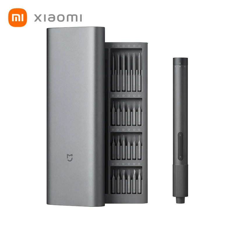 Xiaomi Mijia Electric Precision Screwdriver Kit 24 Pcs S2 Steel Precision Bit All Metal Gear Box Type-C Charging 2 Gear Torque
Xiaomi Mijia Electric Precision Screwdriver Kit 24 Pcs S2 Steel Precision Bit All Metal Gear Box Type-C Charging 2 Gear Torque