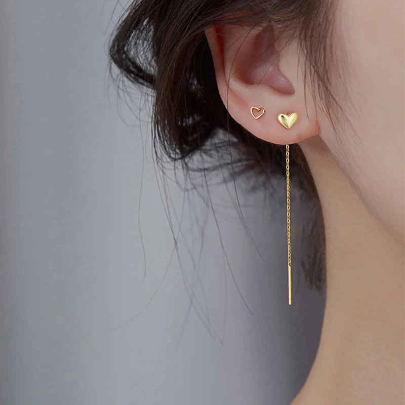 Long Tassel Heart Drop Earrings Gold Silver Color 2021 Korean Hanging Women Earrings Fashion Party Jewelry Girls Party Gift
Long Tassel Heart Drop Earrings Gold Silver Color 2021 Korean Hanging Women Earrings Fashion Party Jewelry Girls Party Gift